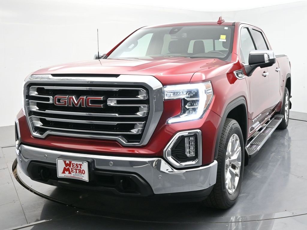 Used 2021 GMC Sierra 1500 SLT with VIN 3GTU9DET6MG262754 for sale in Monticello, Minnesota