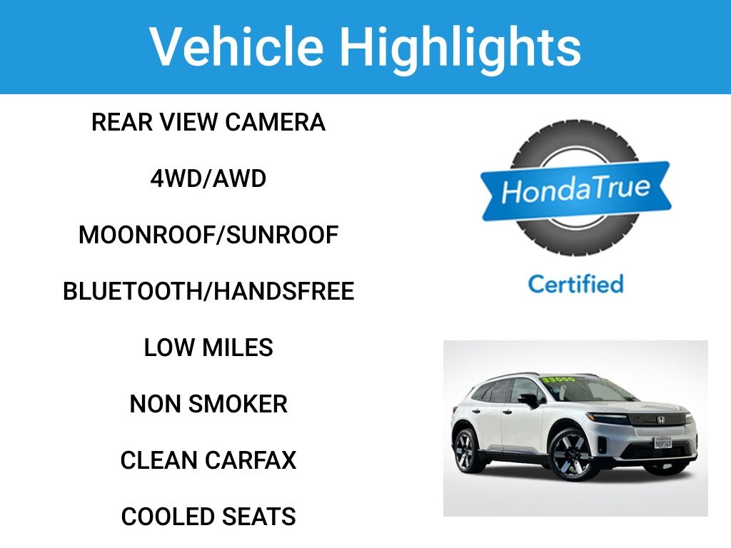 Certified 2024 Honda Prologue Elite with VIN 3GPKHZRJXRS521135 for sale in San Rafael, CA