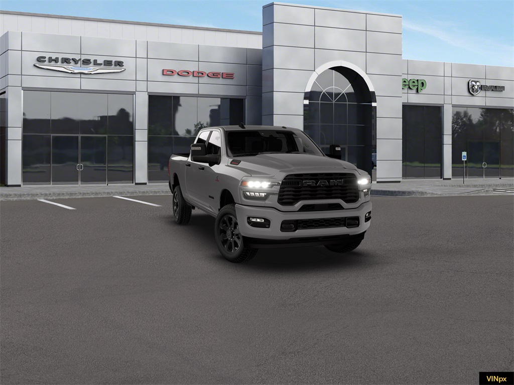 New 2026 Ceramic Gray Clear-Coat Exterior Paint RAM Big Horn Night Edition image 14