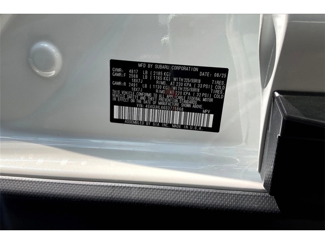 2025 Subaru Crosstrek Limited photo 25