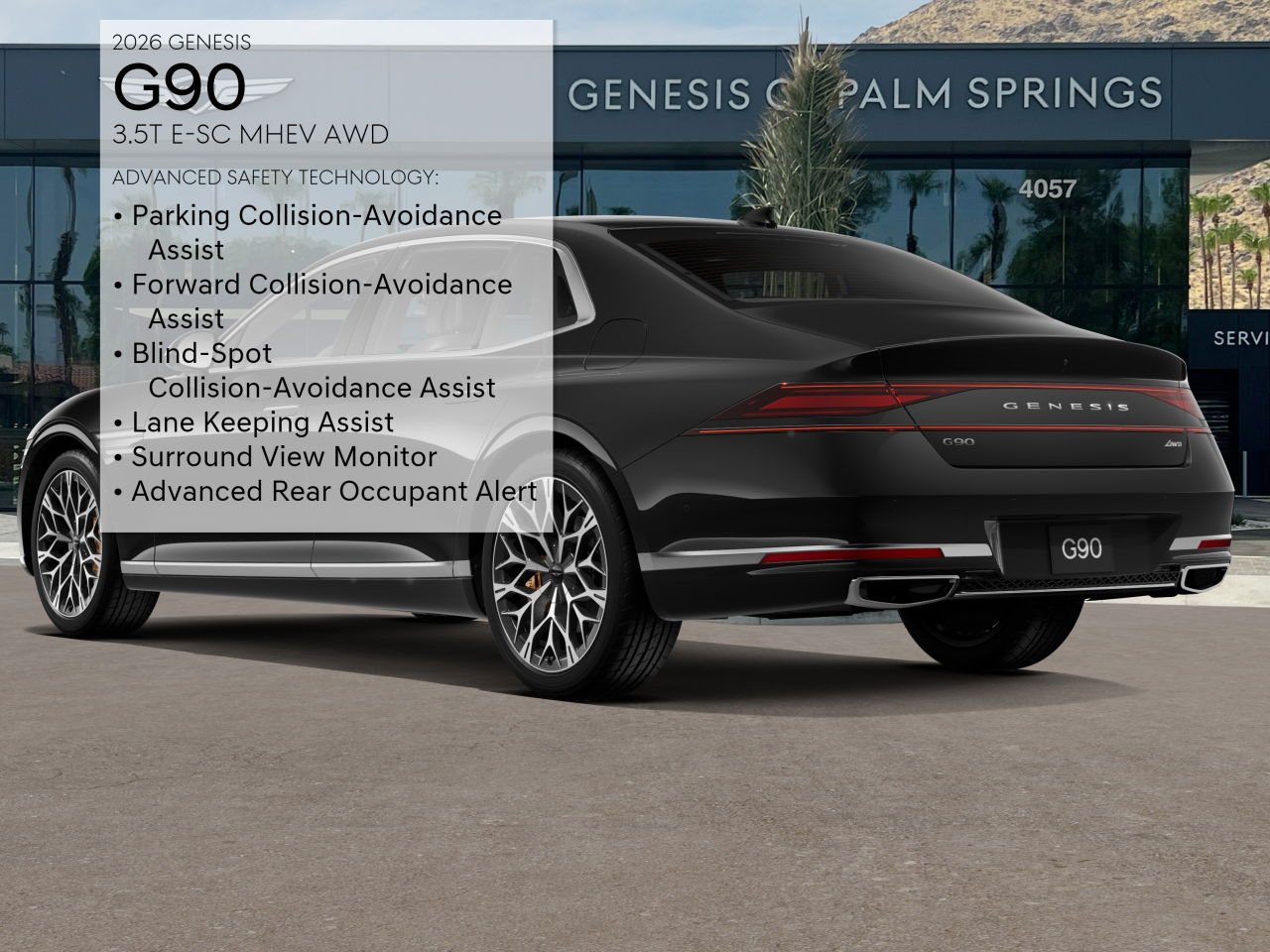 2026 Genesis G90 3.5T E-Supercharger photo 4