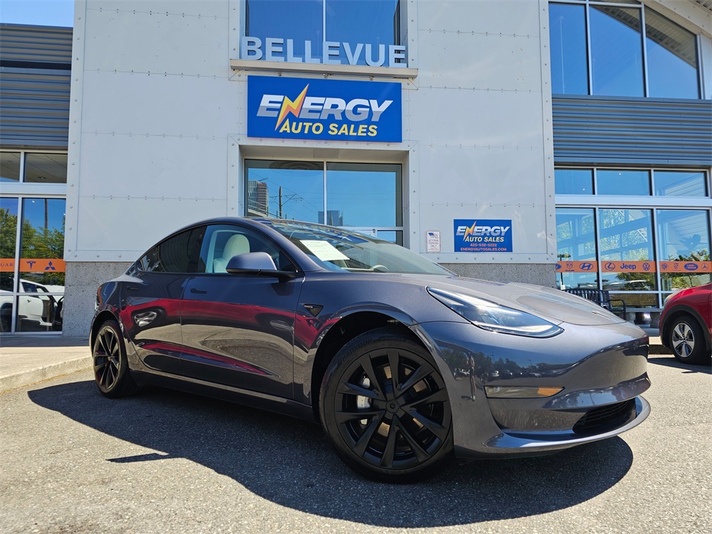Used 2023 Tesla Model 3 Base with VIN 5YJ3E1EA2PF638090 for sale in North Bend, WA