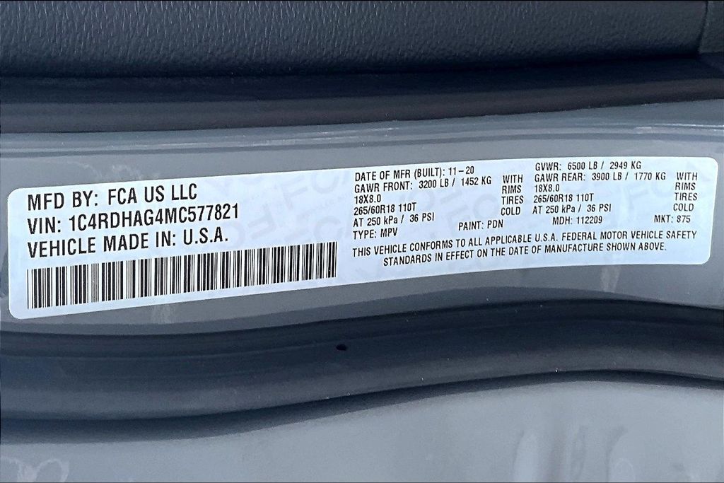 2021 Dodge Durango SXT photo 10