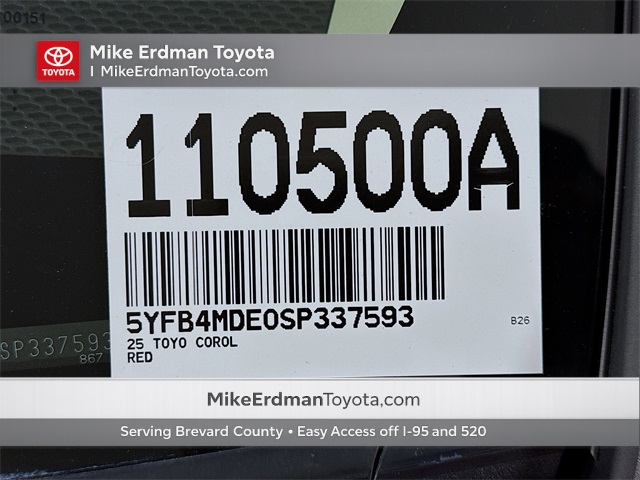 2025 Toyota Corolla LE