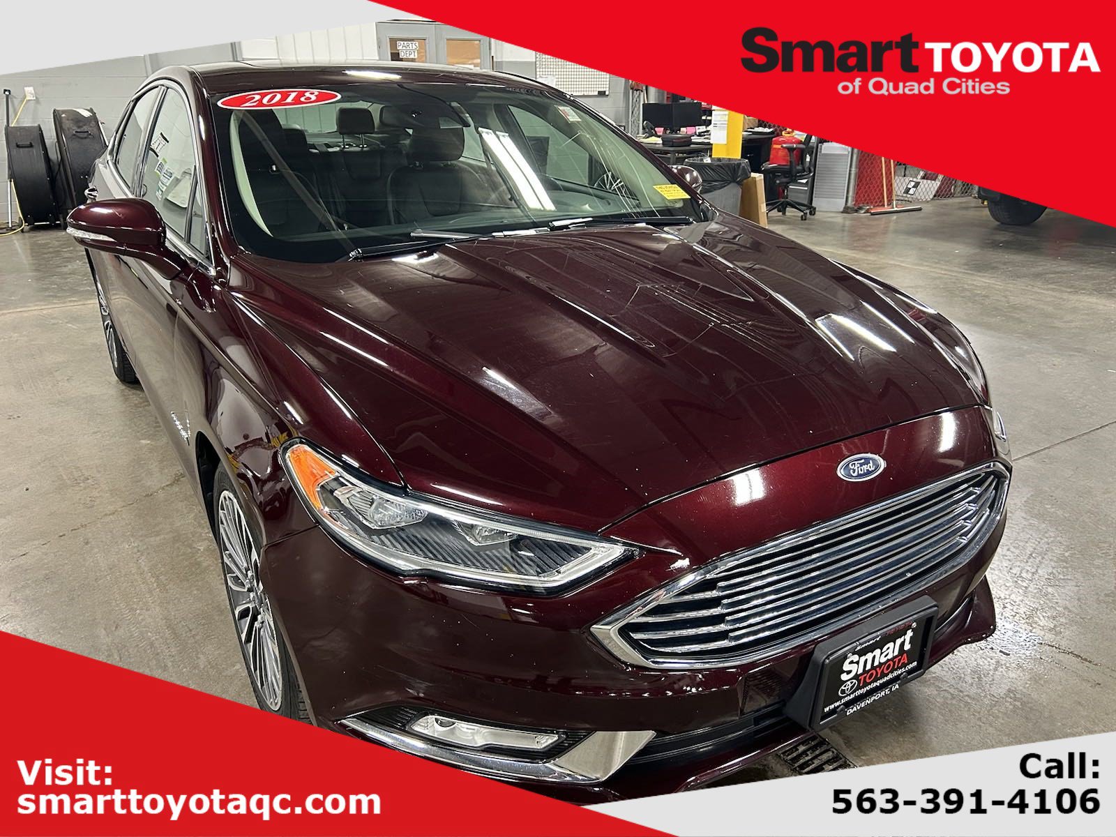 PreOwned 2018 Ford Fusion Hybrid Titanium in Davenport TDN268725