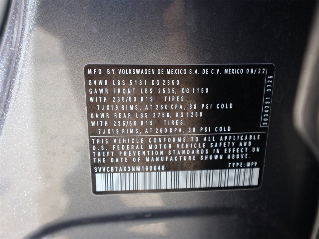 2022 Volkswagen Tiguan SE R-Line Black photo 26