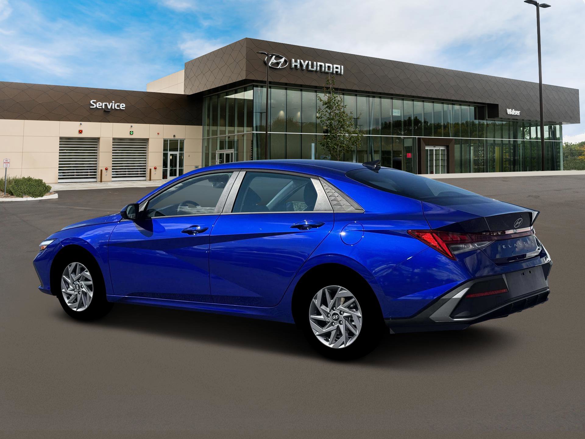 2026 Hyundai Elantra Hybrid Blue photo 4