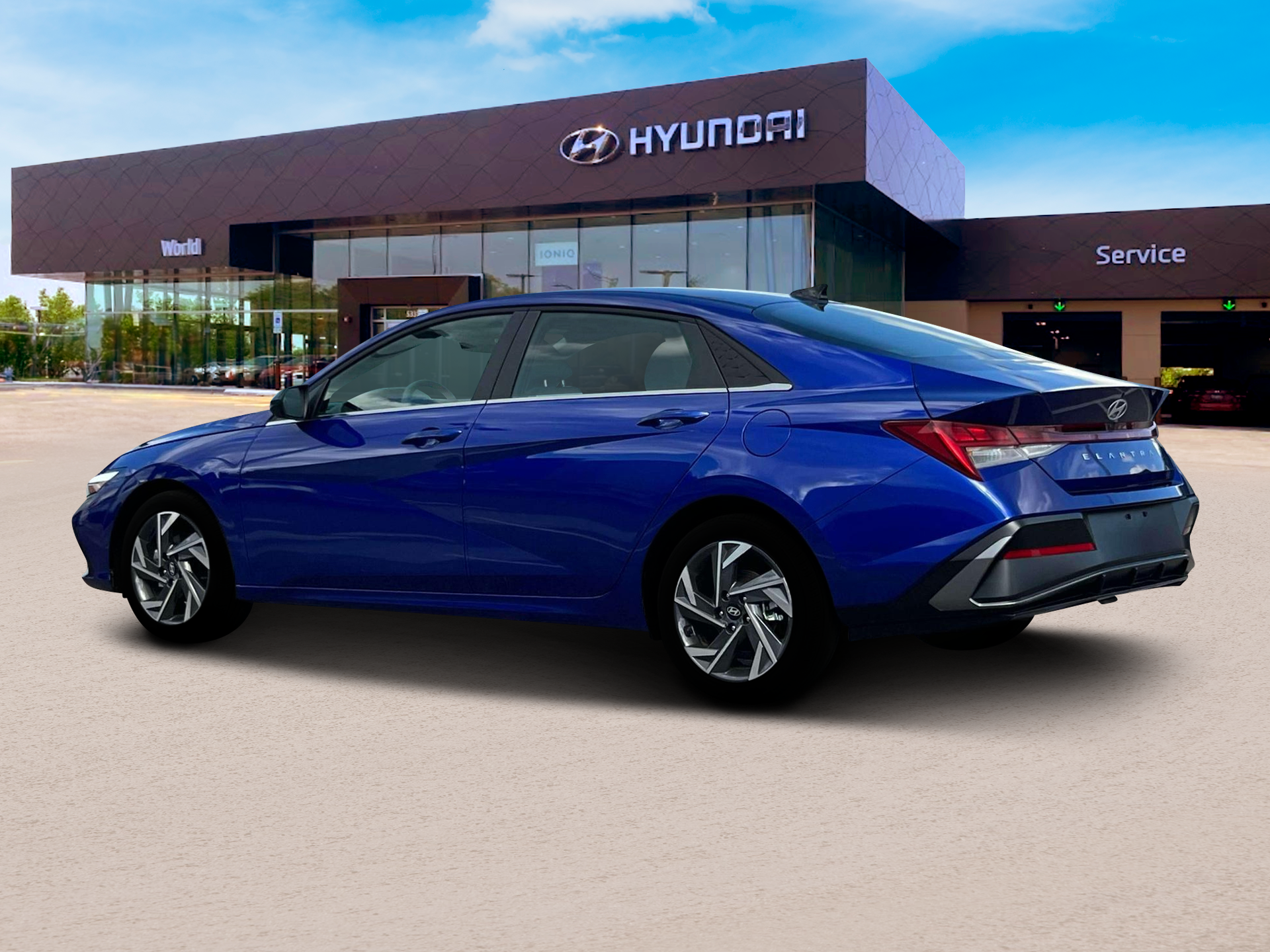 New 2025 Intense Blue Hyundai SEL Convenience image 4