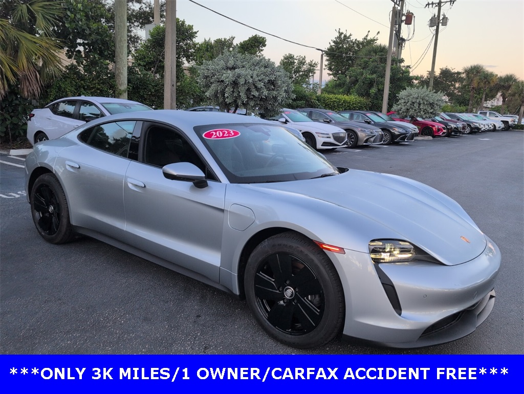 Used 2023 Porsche Taycan Base with VIN WP0AA2Y10PSA13407 for sale in Delray Beach, FL