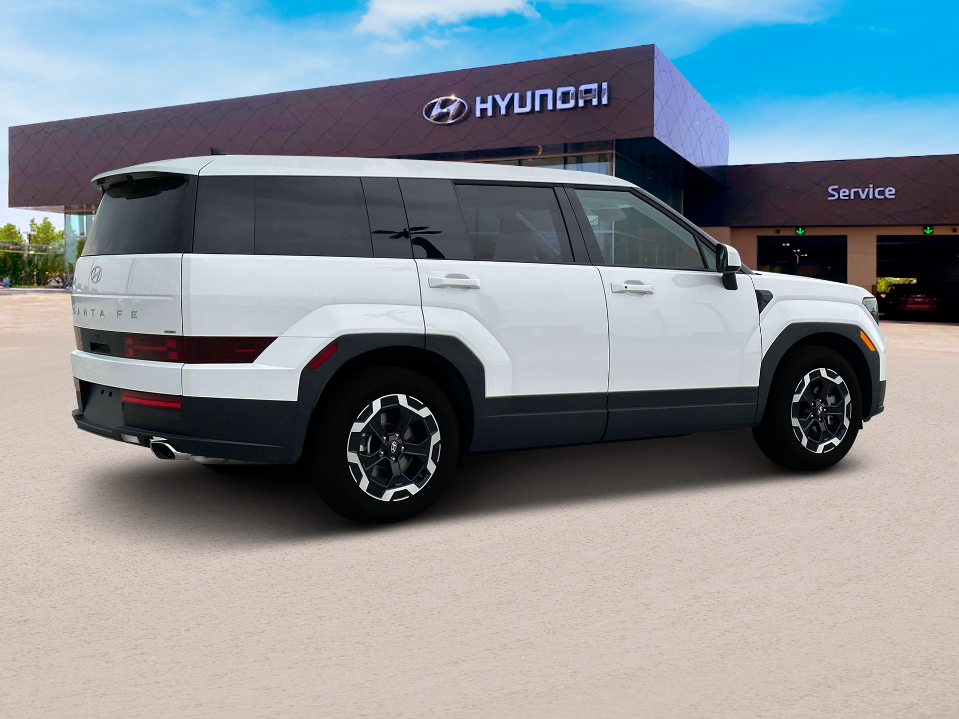 New 2025 Serenity White Hyundai SE AWD image 8