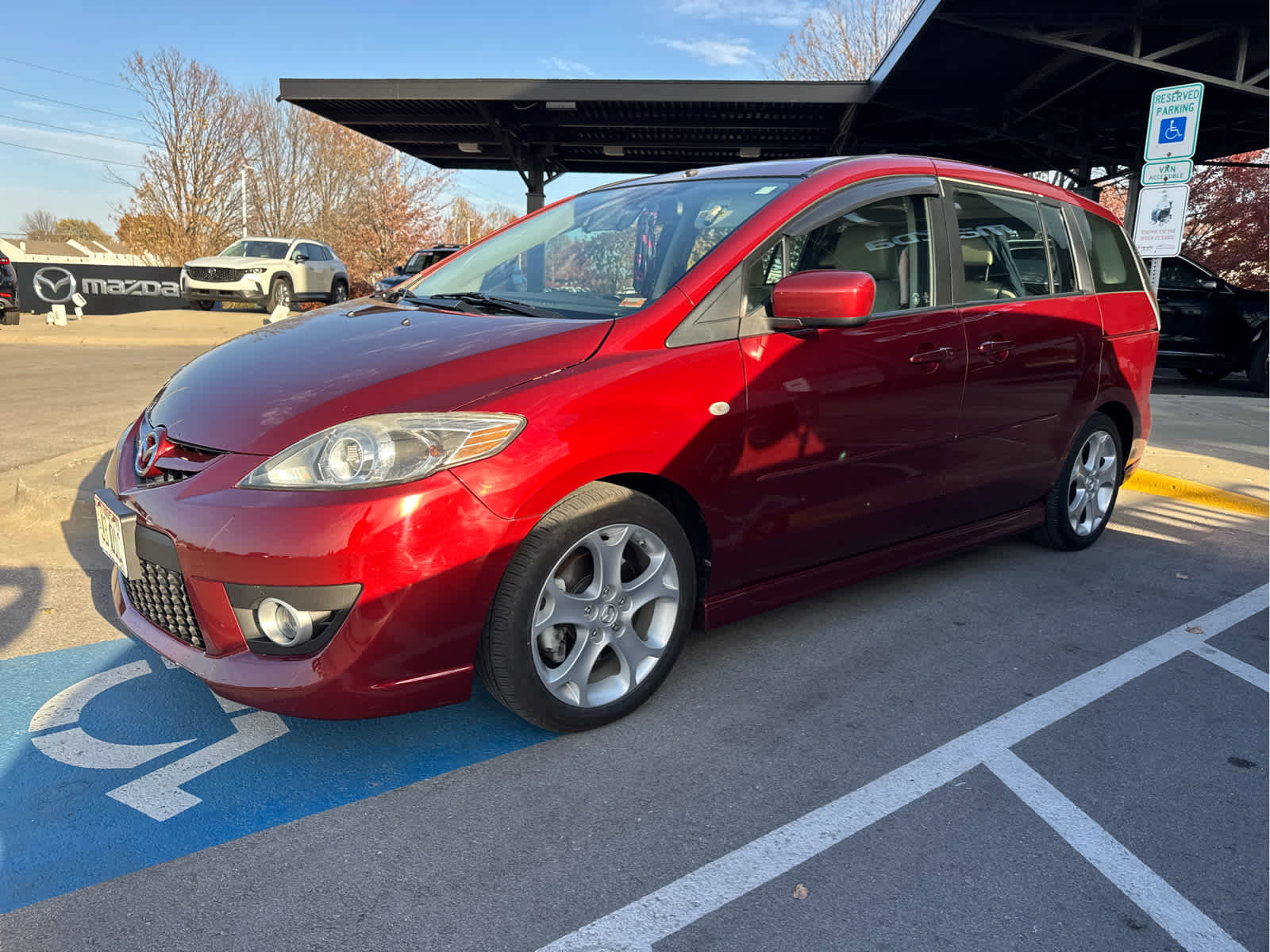 Used 2008 Mazda MAZDA5 Grand Touring with VIN JM1CR293080324847 for sale in Lee's Summit, MO