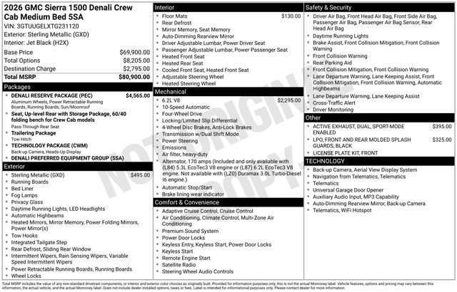 2026 GMC Sierra 1500 Denali's photo