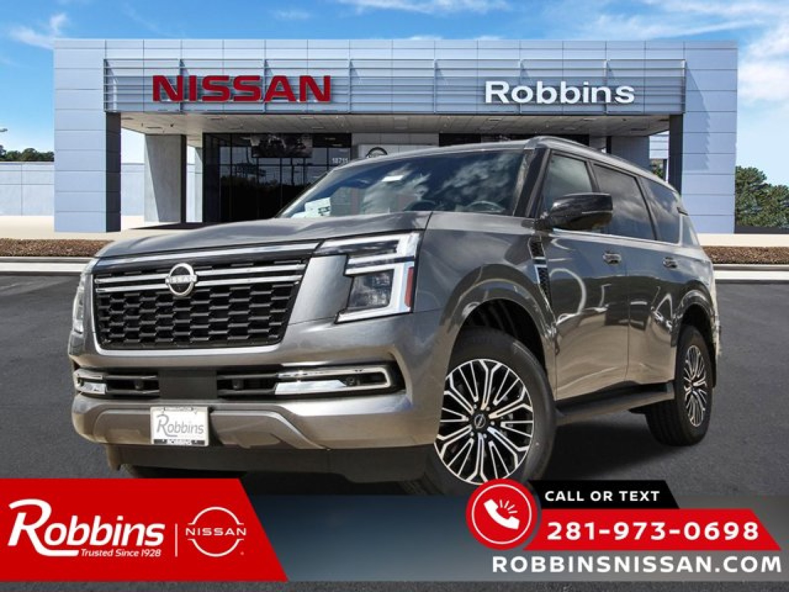 2026 Nissan Armada SL Gray at Robbins Nissan