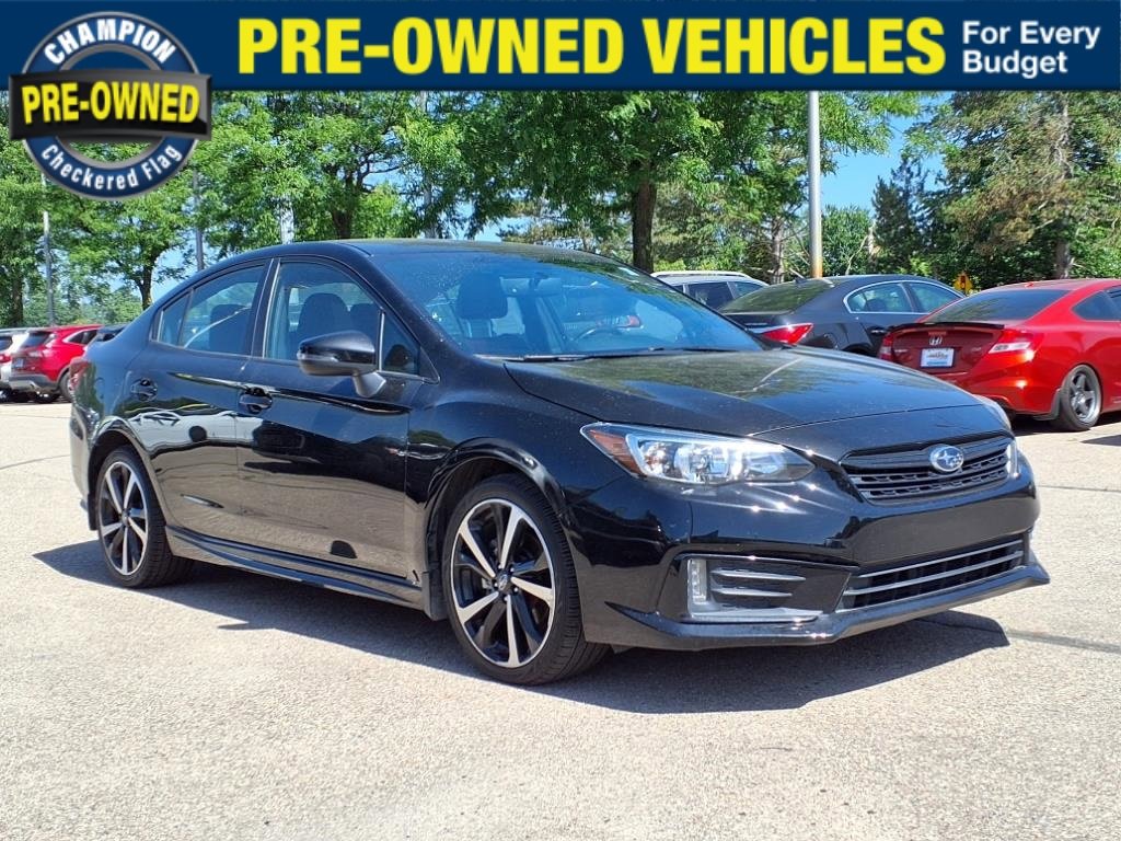 Used 2022 Subaru Impreza Sport with VIN 4S3GKAM63N3602555 for sale in Howell, MI
