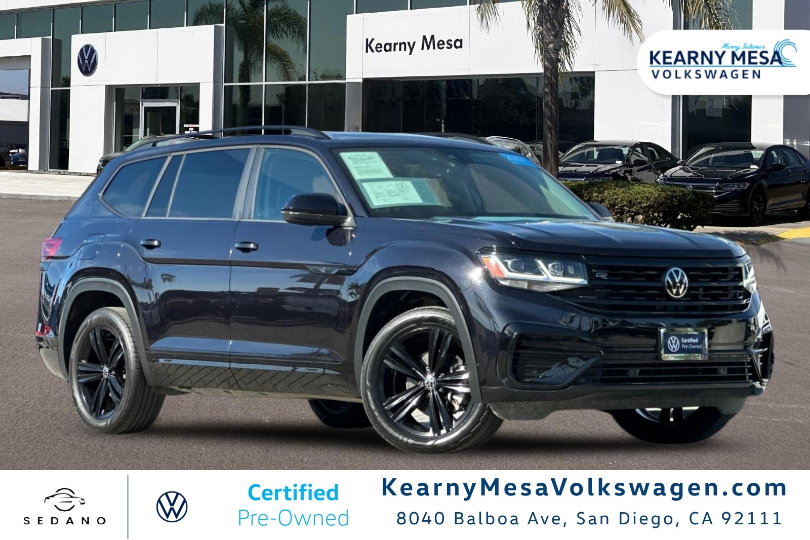 2023 Volkswagen Atlas SEL R-Line Black