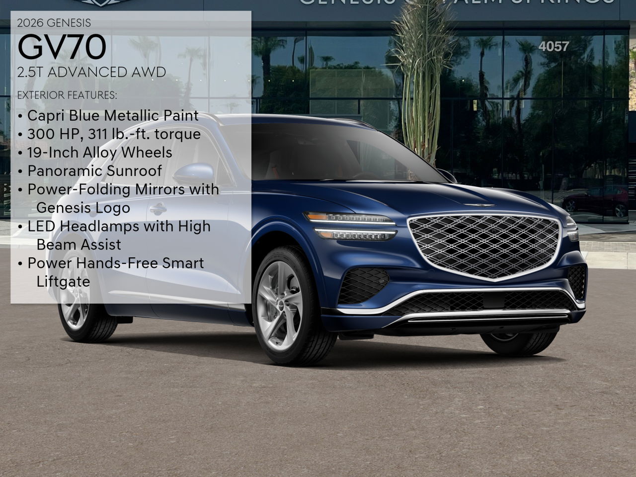 2026 Genesis GV70 2.5T Advanced photo 3
