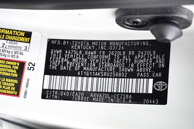 Used 2024 White Toyota SE image 29