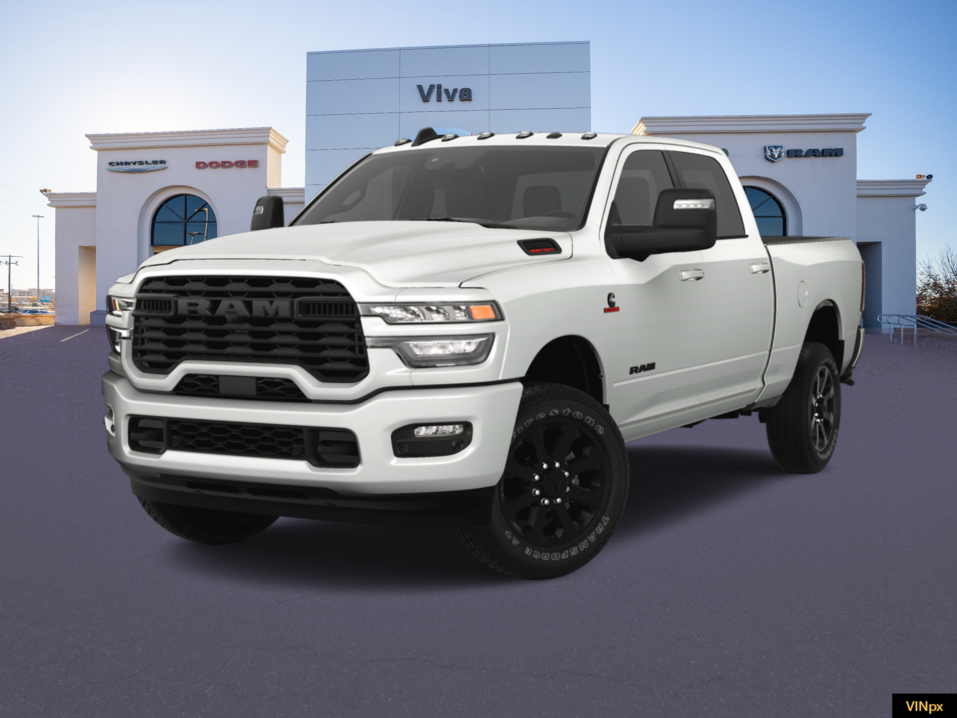 New 2025 Bright White Clear-Coat Exterior Paint RAM LONE STAR image 1