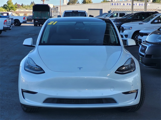 Used 2021 Tesla Model Y Long Range with VIN 5YJYGDEE6MF209275 for sale in San Jose, CA