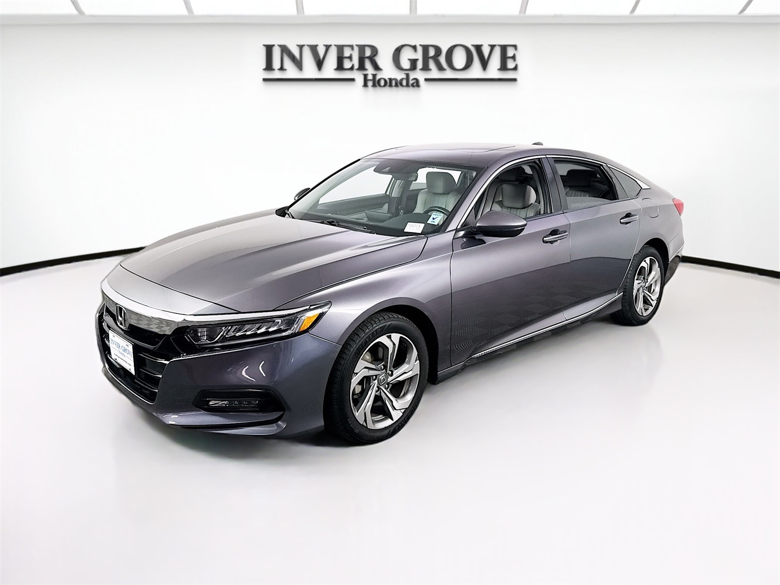 Used 2019 Honda Accord EX-L with VIN 1HGCV1F53KA064801 for sale in Inver Grove Heights, Minnesota