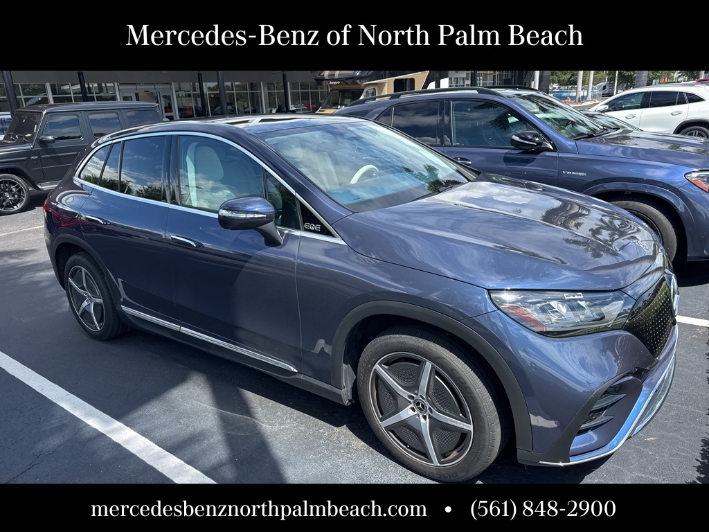 Certified 2023 Mercedes-Benz EQE SUV Base with VIN 4JGGM2CB4PA002071 for sale in Palm Beach Gardens, FL