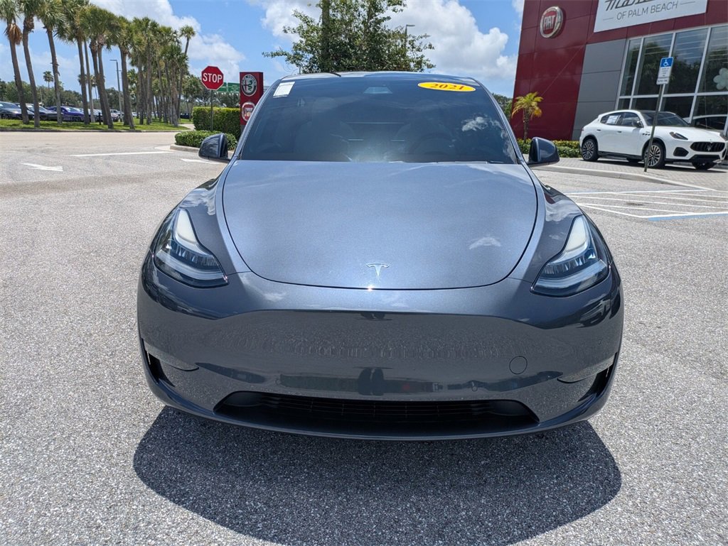 Used 2021 Tesla Model Y Long Range with VIN 5YJYGDEE0MF078070 for sale in West Palm Beach, FL