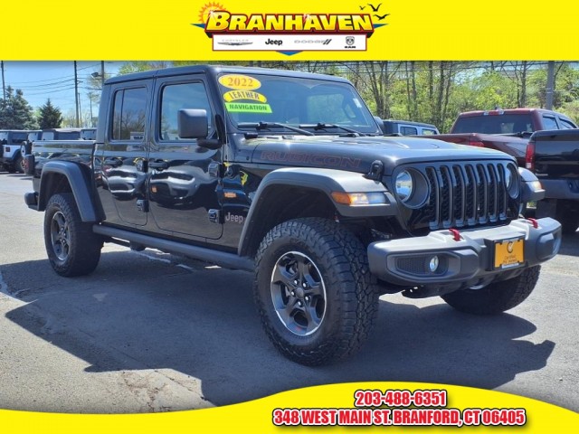 CERTIFIED 2022 JEEP GLADIATOR RUBICON WITH NAVIGATION & 4WD