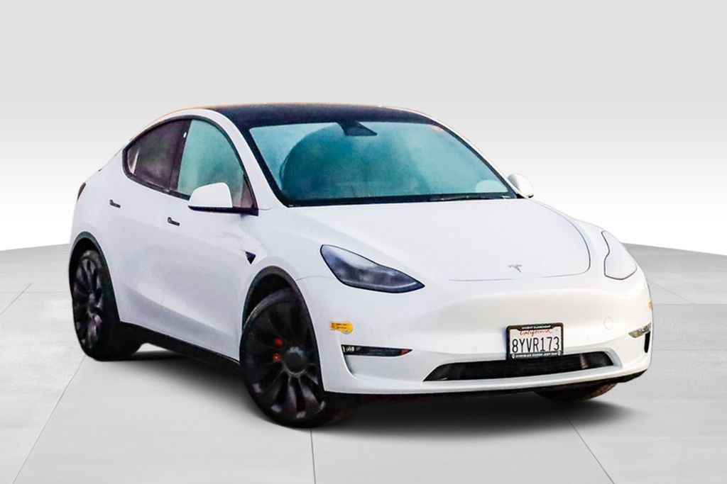 Used 2021 Tesla Model Y Performance with VIN 5YJYGDEF9MF277742 for sale in Northfield, Minnesota