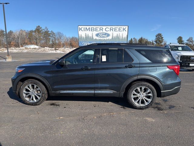 Used 2023 Ford Explorer XLT with VIN 1FMSK8DH4PGA01084 for sale in Pine River, Minnesota