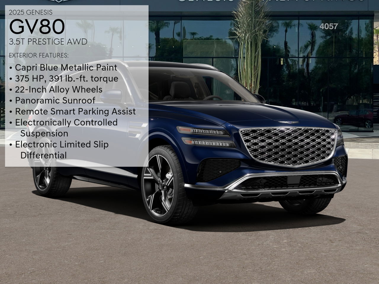 2025 Genesis GV80 3.5T Prestige AWD photo 3