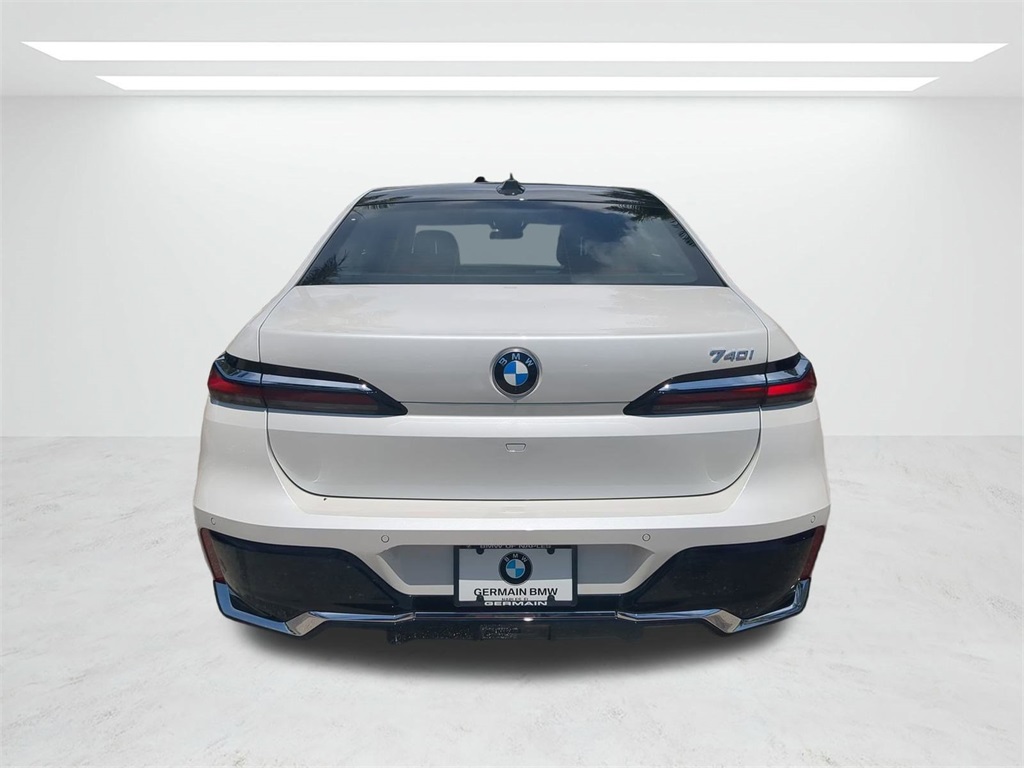 New 2025 White Metallic BMW 740i image 5
