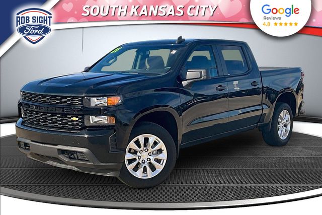 Used 2021 Chevrolet Silverado 1500 Custom with VIN 3GCPYBEKXMG202035 for sale in Kansas City