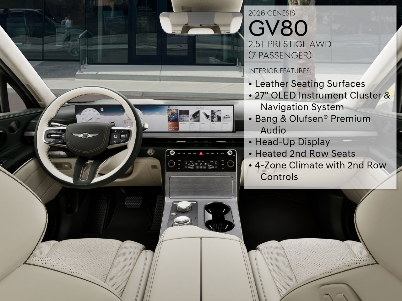 2026 Genesis GV80 2.5T Prestige photo 15