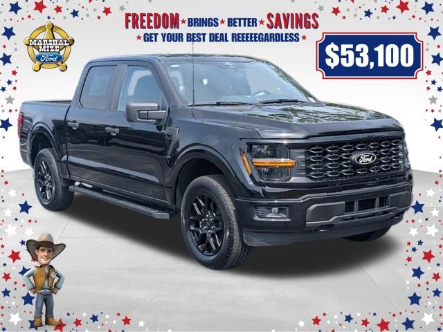 New 2025 Agate Black Metallic Ford STX image 1