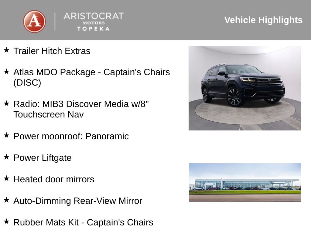 Used 2023 Volkswagen Atlas SEL Premium R-Line with VIN 1V2FR2CA1PC520375 for sale in Kansas City