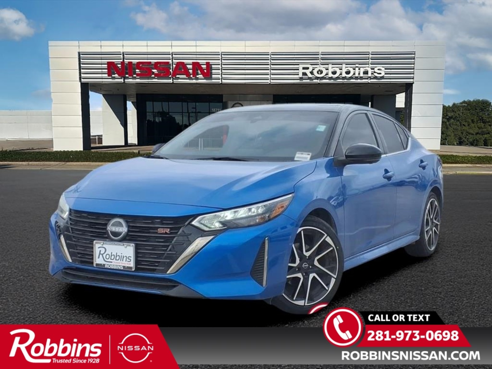 2024 Nissan Sentra SR Blue at Robbins Nissan
