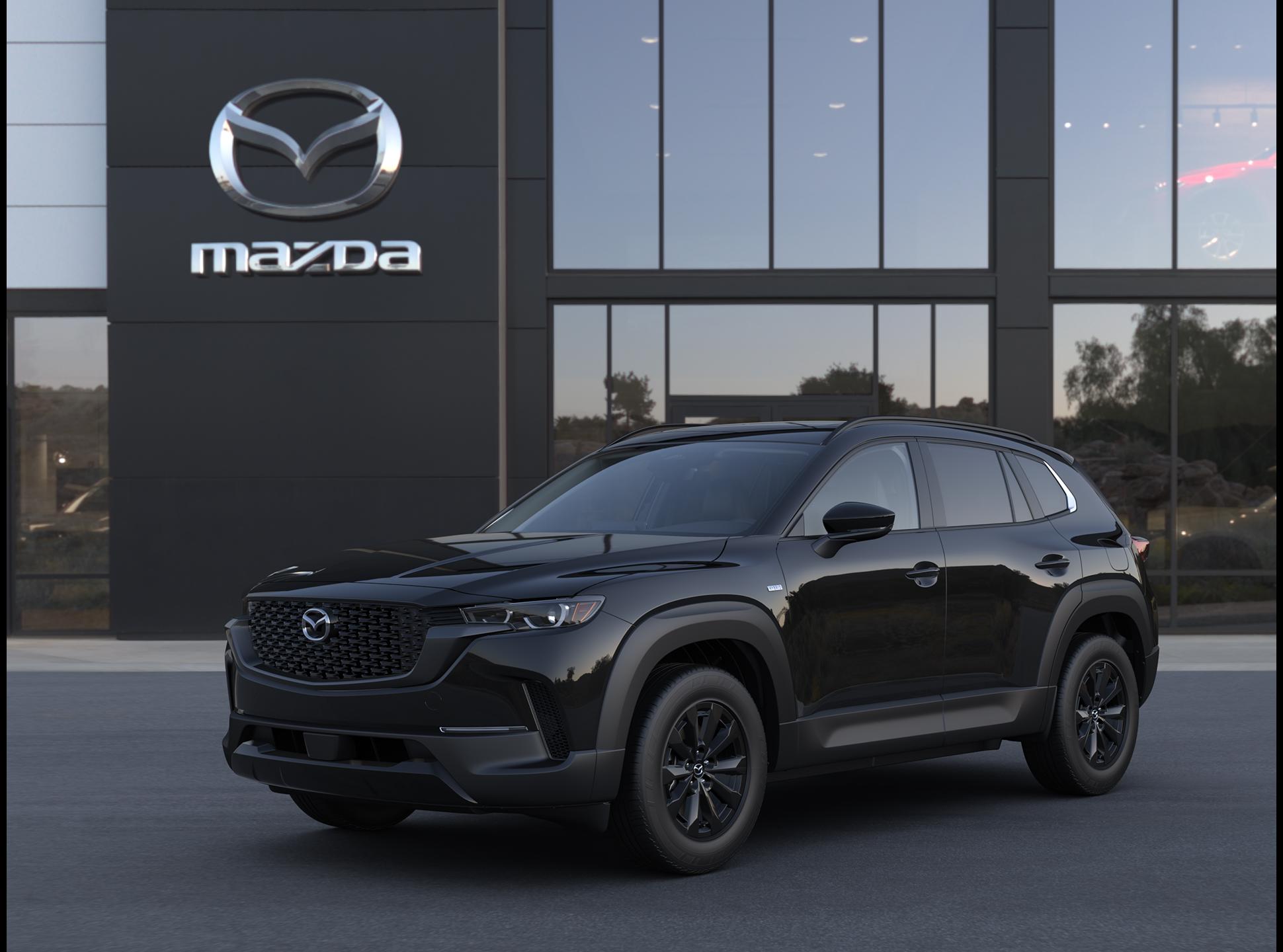 New 2025 Jet Black Mica Mazda Premium AWD image 1