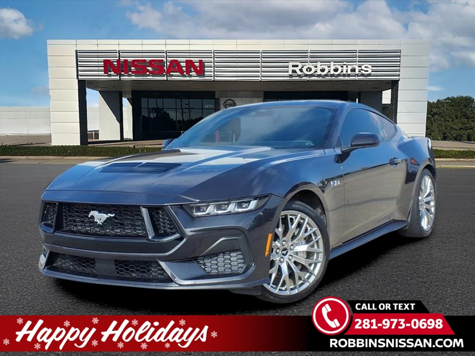 2024 Ford Mustang GT Premium Gray at Robbins Nissan