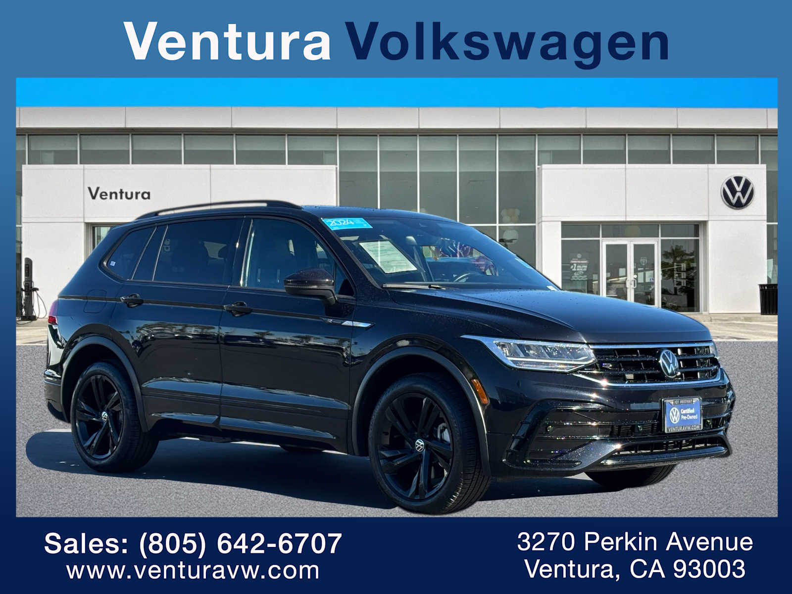 2024 Volkswagen Tiguan SE R-LINE BLACK
