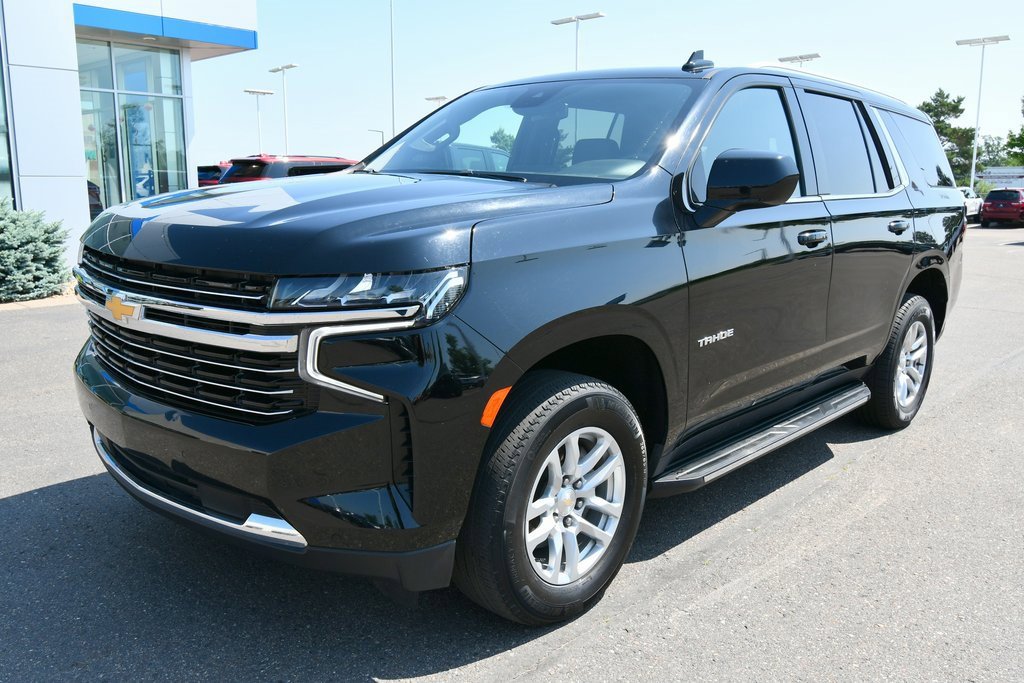 Certified 2023 Chevrolet Tahoe LT with VIN 1GNSKNKD5PR239802 for sale in North Branch, Minnesota
