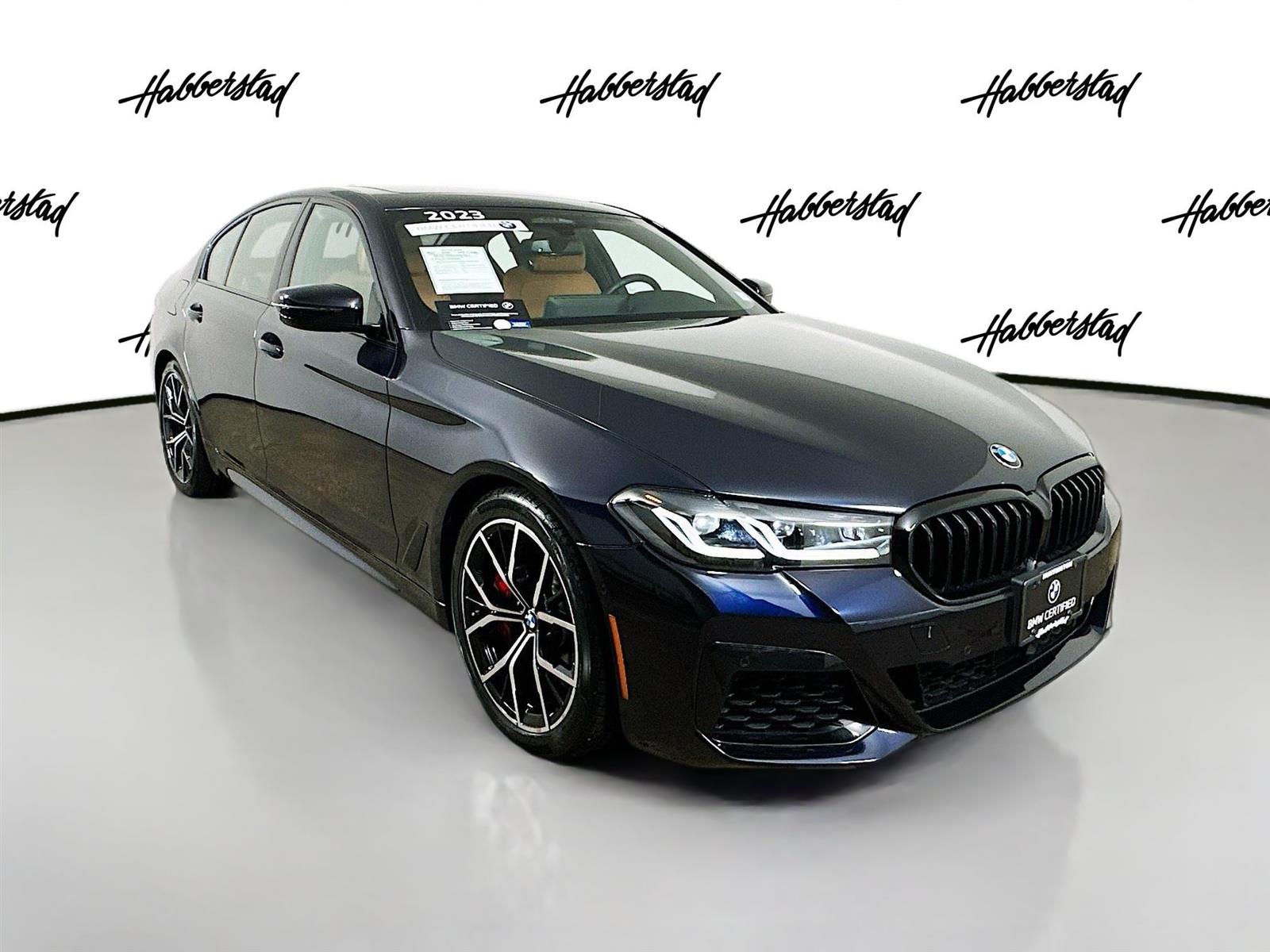 Certified Used 2023 Carbon Black Metallic BMW M550i xDrive image 3