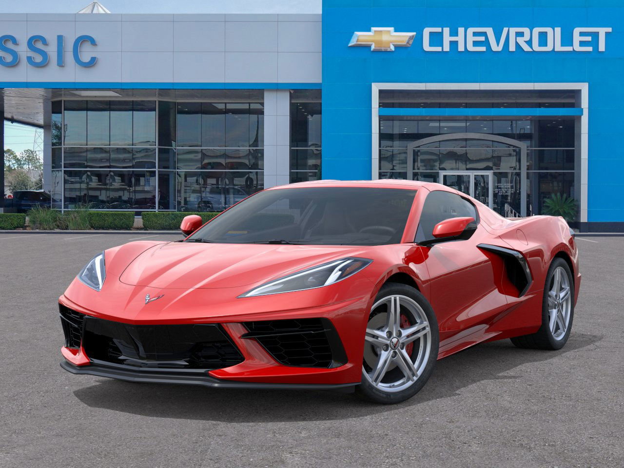 2026 Chevrolet Corvette Stingray 1LT Red at Classic Elite Chevrolet Hwy 6
