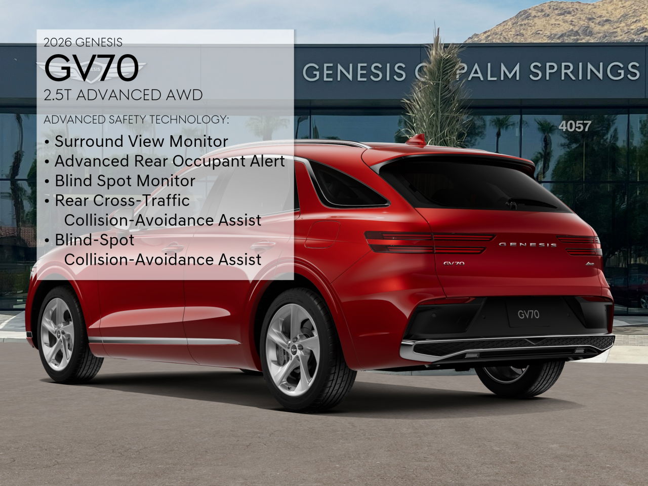 2026 Genesis GV70 2.5T Advanced photo 5