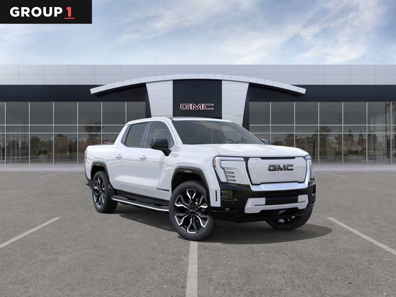 New 2025 Summit White GMC Extended Range Denali image 1