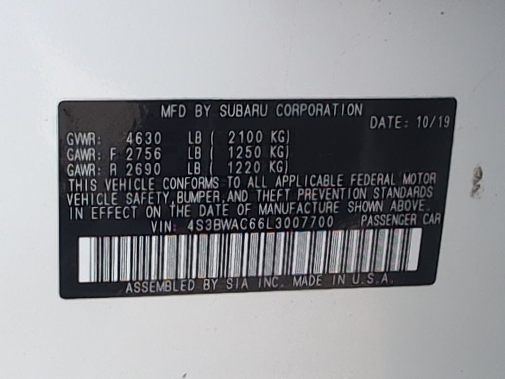 2020 Subaru Legacy Premium photo 20