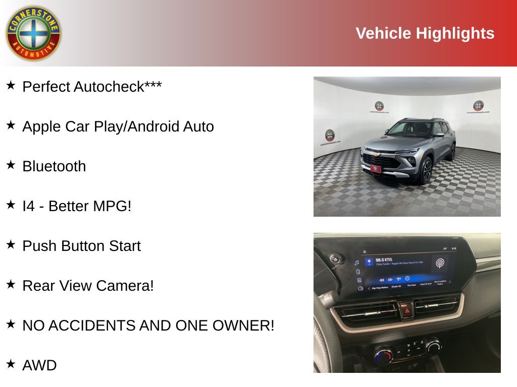 Used 2025 Chevrolet Trailblazer LT with VIN KL79MRSL1SB186031 for sale in Elk River, Minnesota