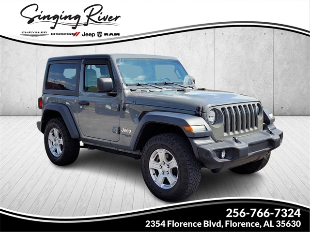 Used 2021 Gray Jeep Sport S image 1
