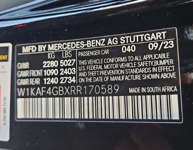 2024 Mercedes-Benz C-Class C 300