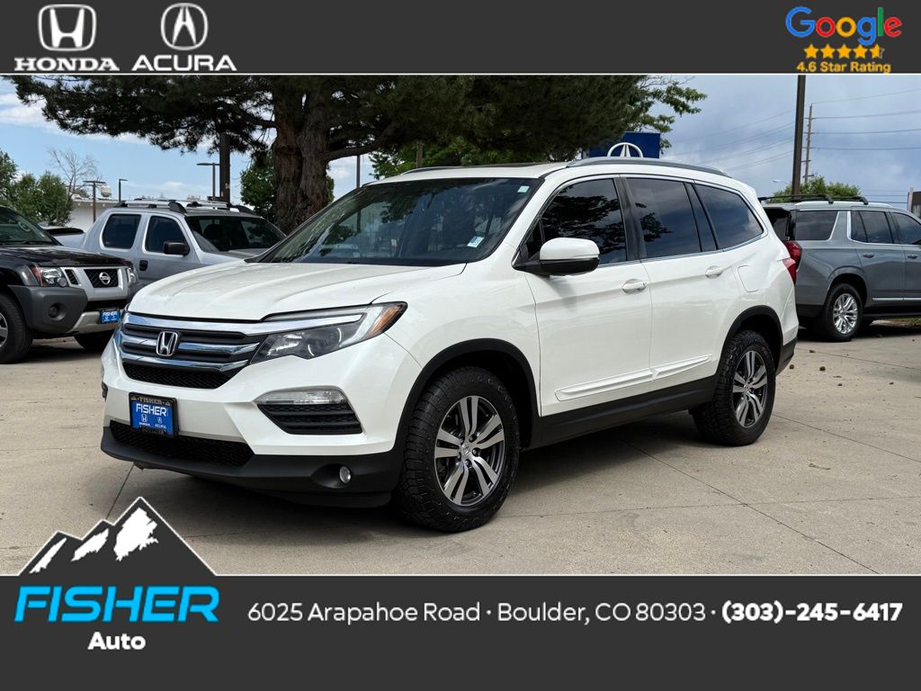 Used 2016 White Diamond Pearl Honda EX-L image 1