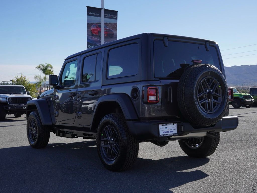 New 2026 Granite Crystal Metallic Clear-Coat Exterior Paint Jeep 4-Door Sport S image 6